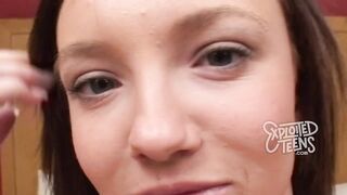 Super-small teen that weighs 87 lbs stars in this amateur porn