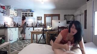 Insatiable, aged brunette hair, Alexandra Wett is often getting drilled during the time that anybody else is at home