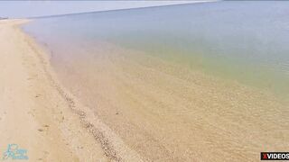 OMG STRANGER CUM IN MY PANTS ON THE BEACH