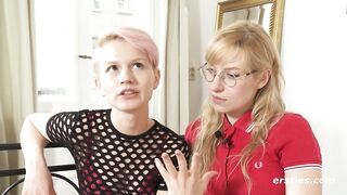 Amateur Lesbian Babes Have an Intensive Servitude Session