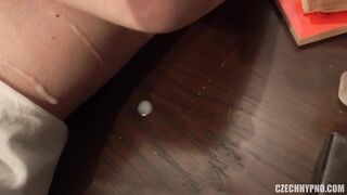 Enchanting golden-haired honey is about to have sex whilst hypnotized, until this babe gets a spunk flow