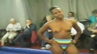 real wrestling interracial match