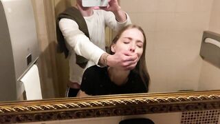 Quick bang in the gym. Risky public sex with Californiababe.