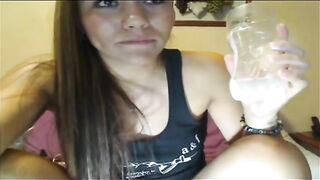 Creamy Squirter drinks own skeet (NIGKENFOLK711)