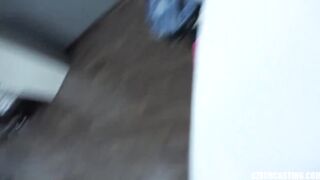 Great looking brunette hair mother i'd like to fuck with large, firm titties went to a porn movie casting to get banged