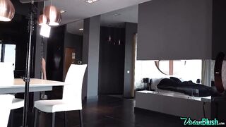 Vivian Blush is a lascivious blond big beautiful woman with large bazookas who loves to do posing and teasing