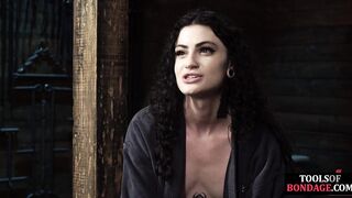 DEVICE SLAVERY - SADOMASOCHISM chick pussytoyed and e shocked by coarse CMNF dominant