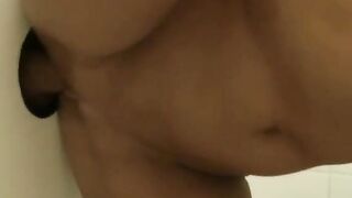 Golden-Haired German mother i'd like to fuck is sucking a random man's punk hard jock throughout a gloryhole, in the throne-room