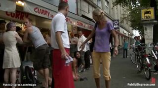 Tied Euro bitch screws in public parking (Tommy Pistol, large jock, Large Dong, Large Rod, Large Jock, Large Wang)