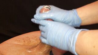 Tugjob SPUNK FLOW Compilation - Large PLUMP Pierced Knob!