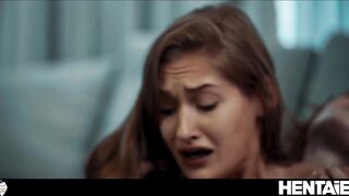 Hawt redhead corrupted by Alien Parasite and screw her sexy golden-haired bestie