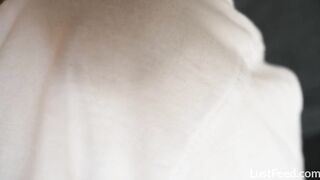 Ann fun bangs on camera for the 1st time