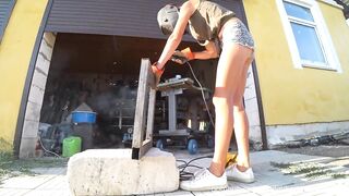 DIY Floating Table three.1 - Welding 4k HD Teaser 1 - downblouse and nip slide (Music)