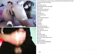 A Sexy Masked Hottie Undresses Out of Her Underware on Web Camera