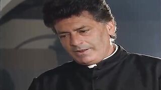 Insatiable nun is in the mood for a hardcore screw in the midst of the night