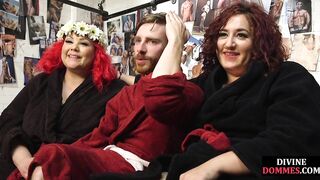 DIVINE DOXIES - big beautiful woman doms smothering and screwing their yielding maleslave