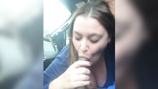big beautiful woman Deepthroating on lunch break Eposide. 4