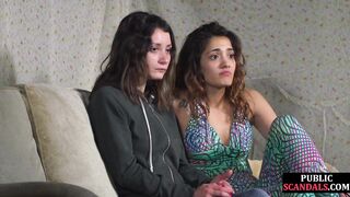 PUBLIC DISGRACE - Public anal chicks throat drilled in butt to throat anal fuckfest