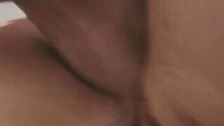 Facial expression of an anal firsttimer