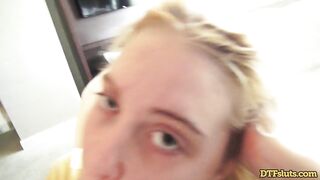 DTFsluts - Small Teen Chloe Cherry Face Screwed by James Deen 1St Thing in the Morning