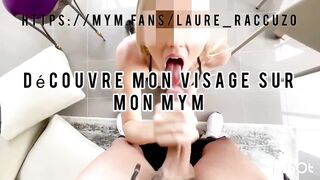 Laure Raccuzo - Francaise Salope vide les couilles du de pizza ! 100% réel