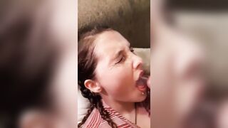 Giant facial for Alt Teen (cumhater)