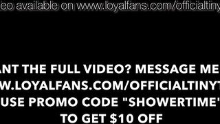 Ana graves bangs Midget Petite Texie sex tape in the shower