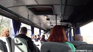 CzechStreets - Luxurious mother I'd like to fuck banged in a public bus