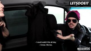 Czech Playgirl Stretched Out By Hard Jock In Backseat - LETSDOEIT