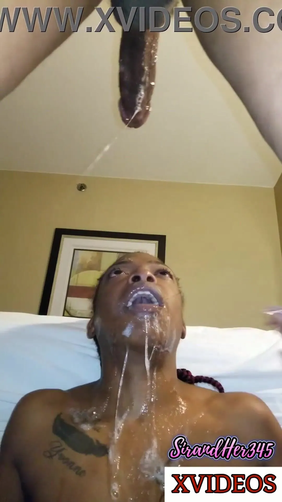 Porn Small BLACK life sized SEX TOY SLAPPED pleased sexy SPIT throat drops to its Knees SUCKING large EBONY penis An BALLS drooling Saliva WHORE opens HOLES wide for GUY MEAT Video