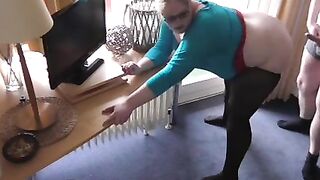 plump teen lets me screw her in front of the window