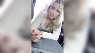 Streetwalker Cassie watches herself get screwed and then gets filled up with cum