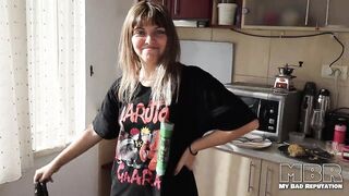 Laughable sex with dices until astounding climax and creampie