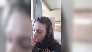 POV oral-sex Recent cutie at work gets her flawless breasts overspread in cum by the boss! - Say10zwhores