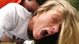 german lesbo ski bunnies are willing for extraordinary coarse outdoor anal groupsex fuckfest