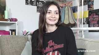 Ersties - Valentina Fingers Herself Whilst Using a Magic Wand