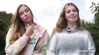 Ersties - Hawt Lesbo Women Use a Blindfold During Sex