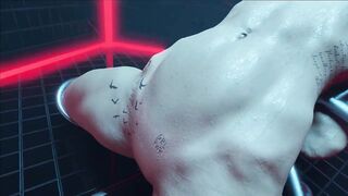 Gifdoozer sexy sex intensive appealing butt gaping enchanting snatch gaping sexy large shlong inside belly by Gifdoozer