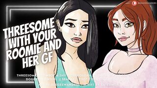 Trio With Your Bicurious Roomie & Her Girlfriend [Cucking Your Roomie] - Audio Roleplay