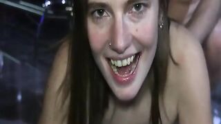 Insatiable teen fist screwed and skewered at every end