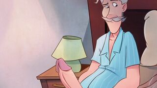 Spending the night in a pair's couch - Os Sacanas Filminho