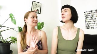 Ersties - Lesbian Babes Get It On in Public