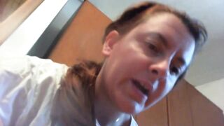 Nicoletta is possessed - this babe can't stop pissing everywhere!