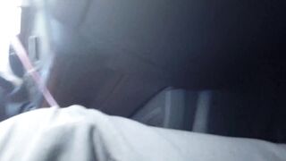 Shopping with a face full of Cumwalk cum