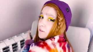 Red hair angel presented me her butt after blow job 4K