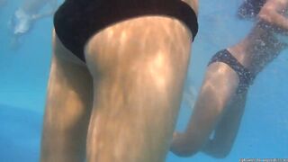 Underwater Hidden Teen whit Ebony bikini
