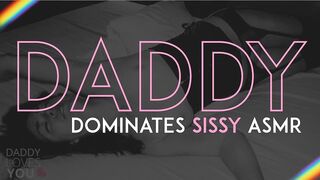 DDLG Dad punishes your sissy anal opening when stepmommy isn't looking