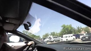 PutaLocura - Torbe catches Paulita Moldes to screw in the car