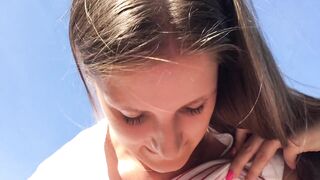 Banging Outdoors Creampie