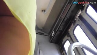 Great a-aperture filmed with upskirt camera